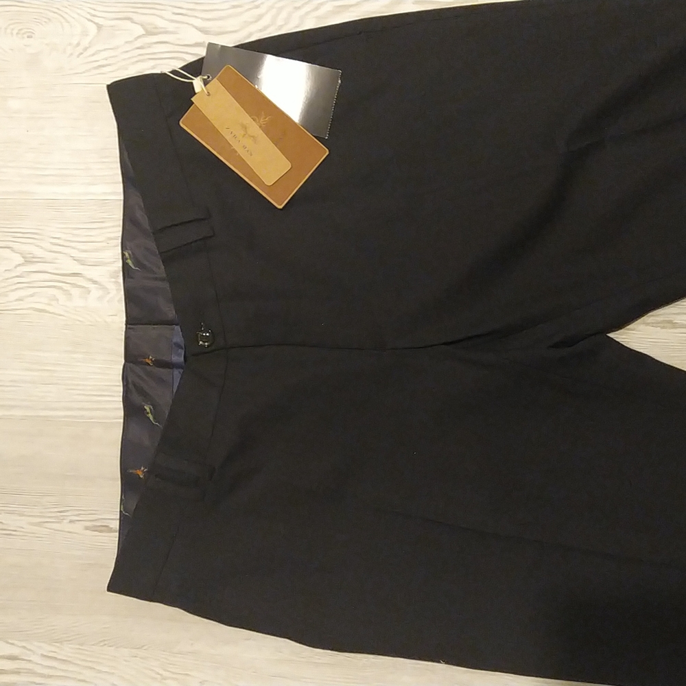 Zara Man Black Dress Pants Size USA 31